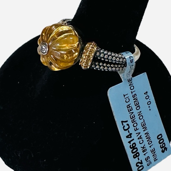 LAGOS - 18K Gold & Sterling Silver Ring - Size 7 - Picture 4 of 11